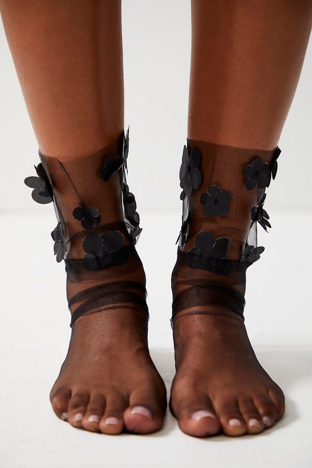 Flowers In The Attic Sheer Socks #1