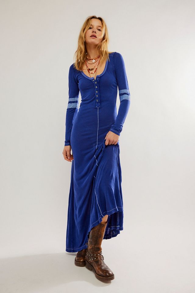 Free people lulu 2024 henley midi dress