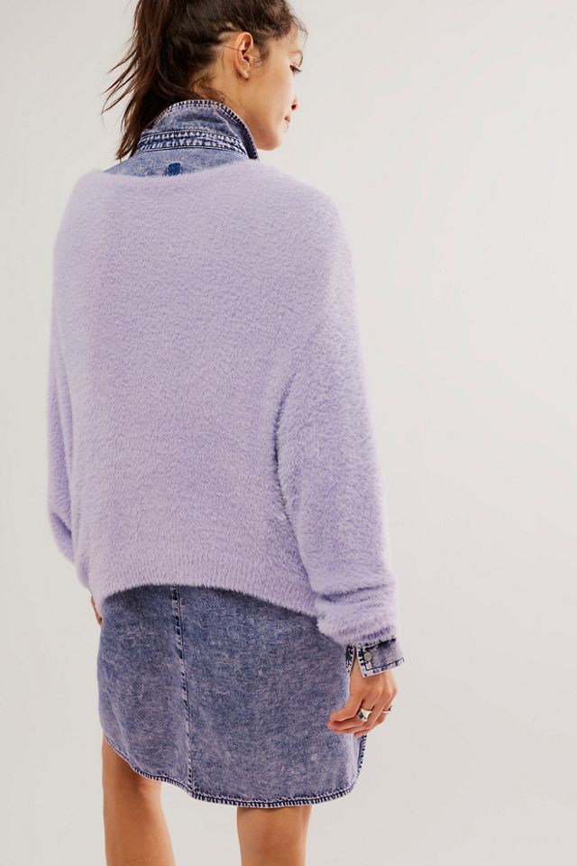 Wholesale1215 - Slinky TravelWear Open Front Cardigan-Lavender