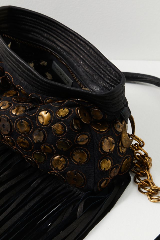 Cecily Embellished Fringe Bag #3