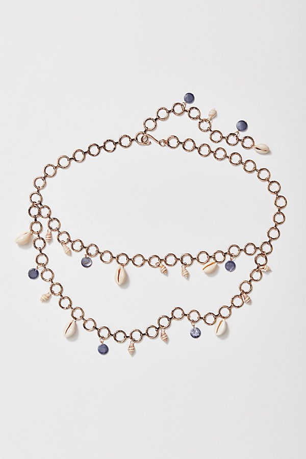 Free People Off The Coast Chain Belt In Gold