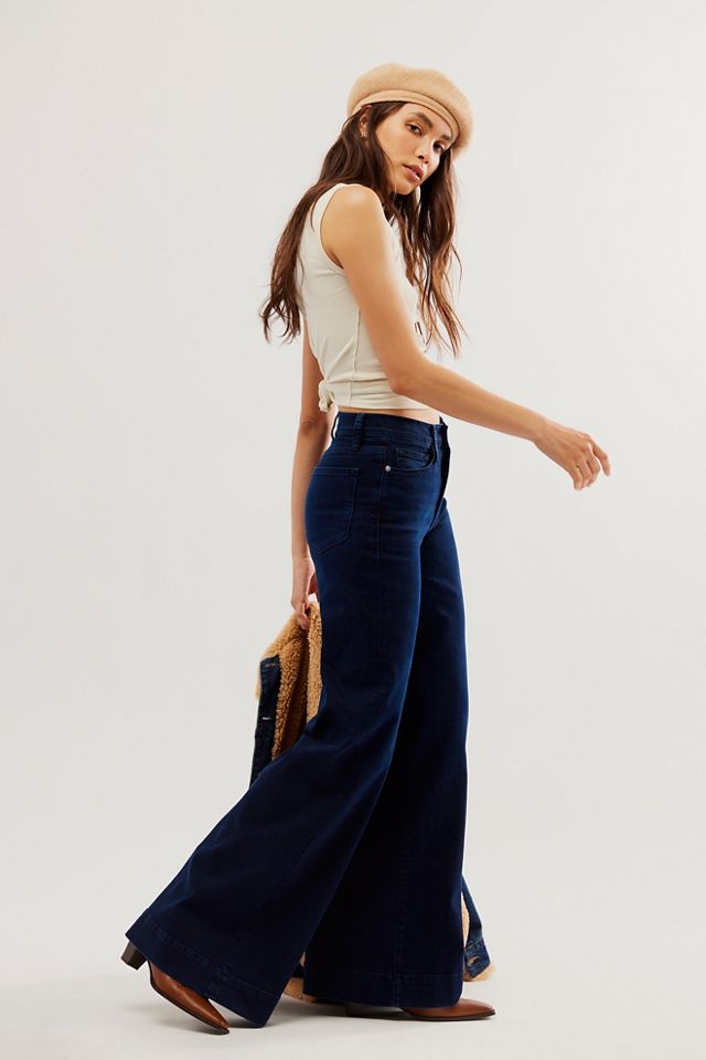 FRAME Le Palazzo Wide Hem Jeans #2