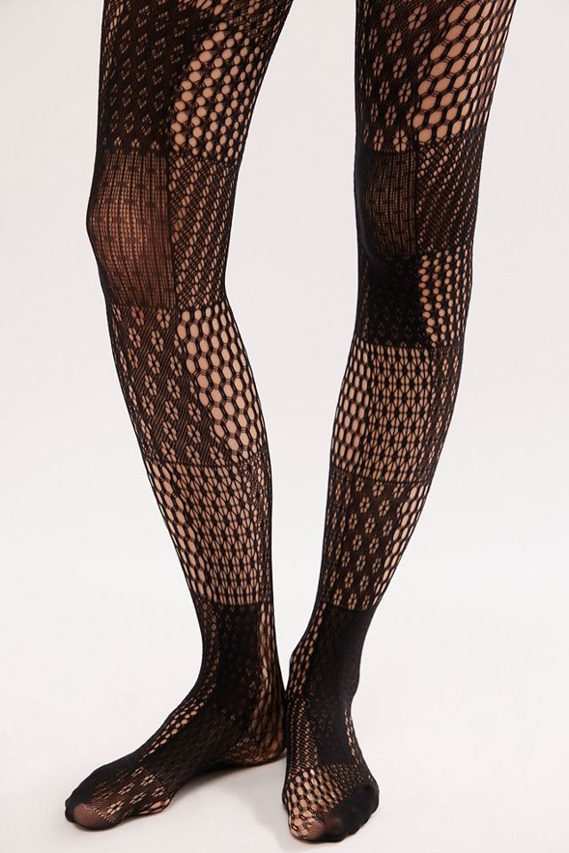 Patchwork Lace Tights #1