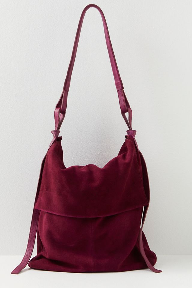 Women's Slouchy Suede Leather Tote Bag