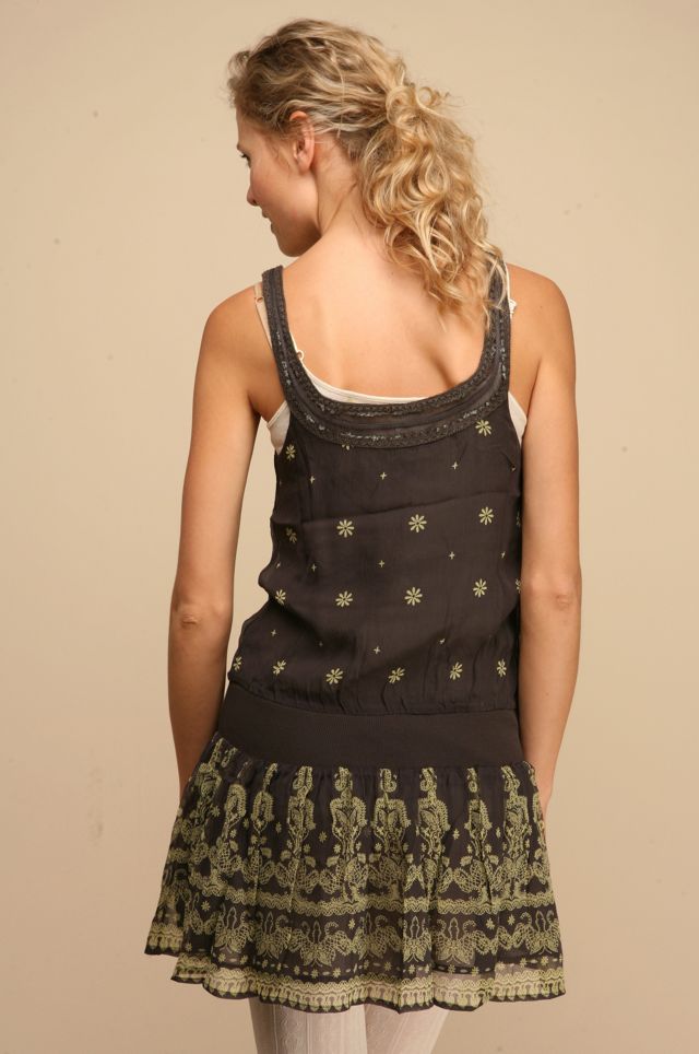 --Dropwaist Silk Butterfly Dress #2