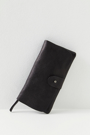 Pulito Leather Wallet by FP Collection at Free People in Black