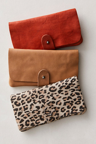 Pulito Leather Wallet By FP Collection At Free People In Leopard