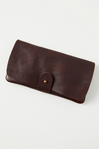 Pulito Leather Wallet by FP Collection at Free People in Chocolate