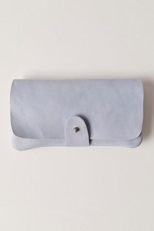 Pulito Leather Wallet by FP Collection at Free People in Crisp Morning