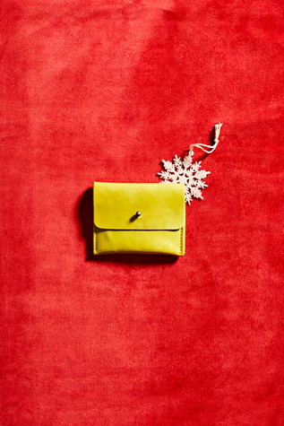 Pulito Mini Wallet at Free People in Yuletide Lime