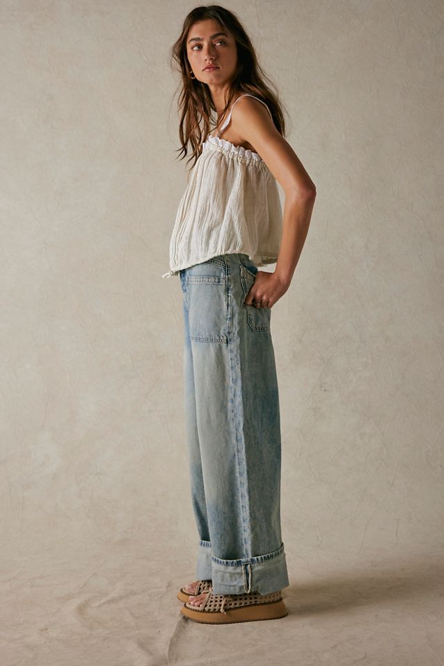 We The Free Palmer Cuffed Jeans | Free People