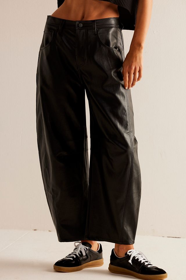 We The Free Good Luck Mid-Rise Vegan Barrel Jeans #2