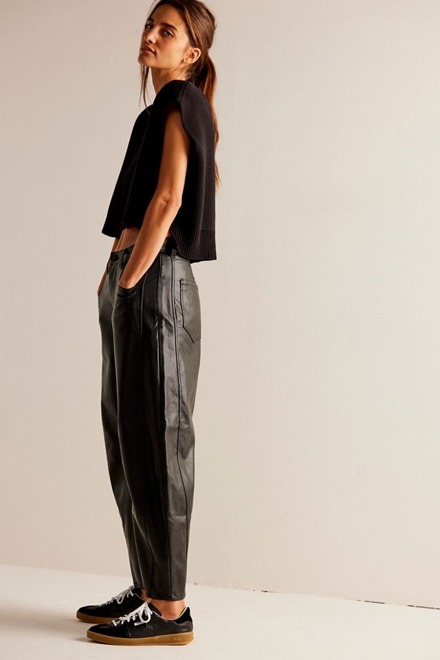 We The Free Good Luck Mid-Rise Vegan Barrel Jeans #3