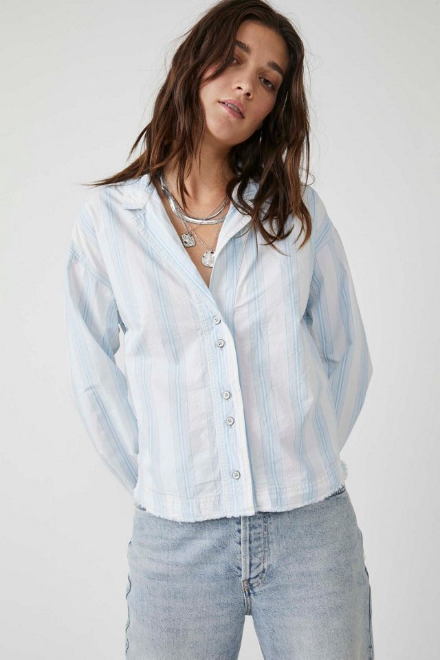 Kelia Stripe Trapeze Shirt | Free People