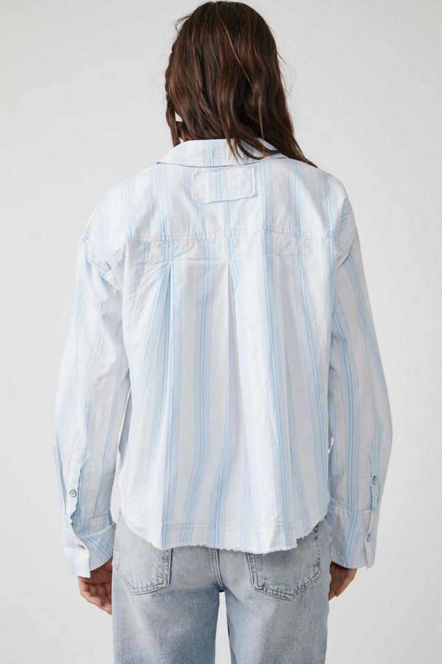 Kelia Stripe Trapeze Shirt #1