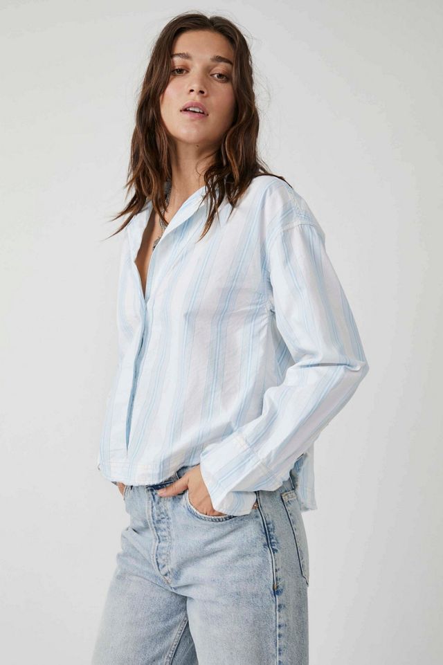 Kelia Stripe Trapeze Shirt #3