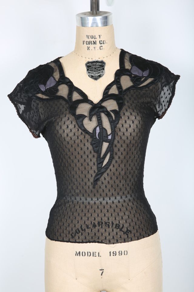 Vintage La Senza Open Front Sheer Top – Transcend Vintage