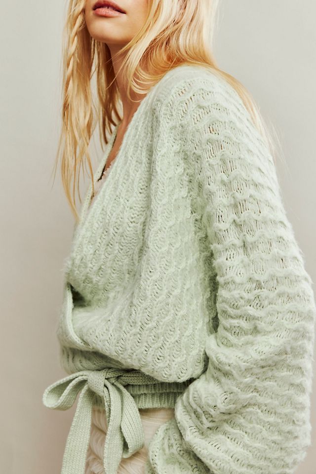 Free people wrap on sale sweater