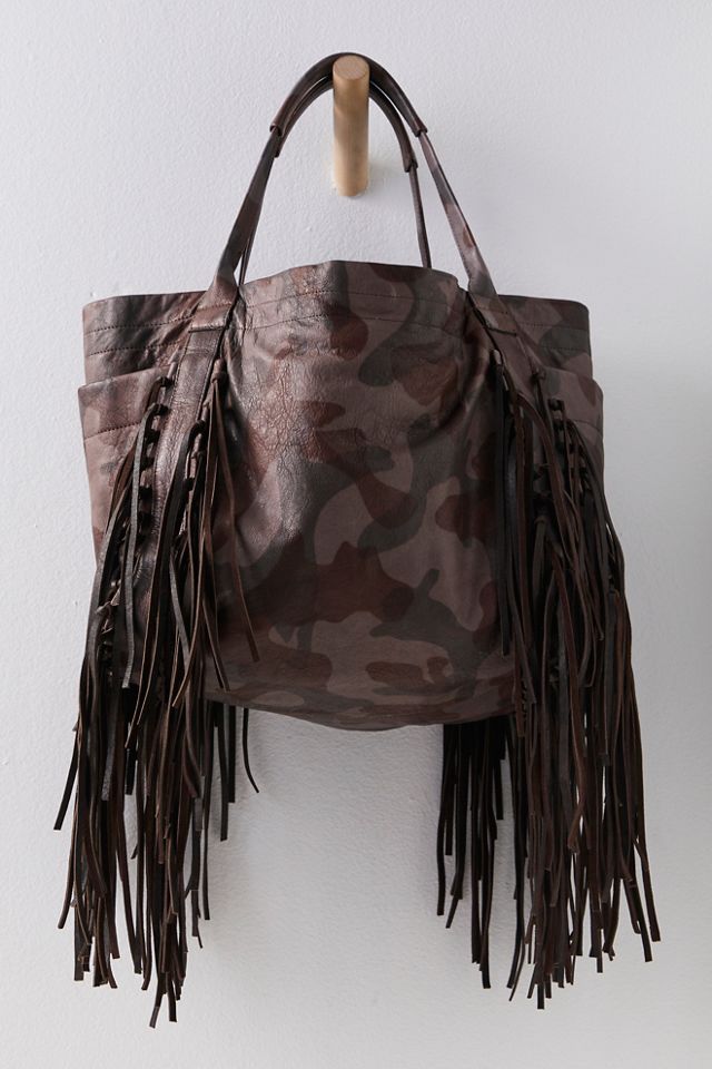 Camuffare Fringe Tote #2