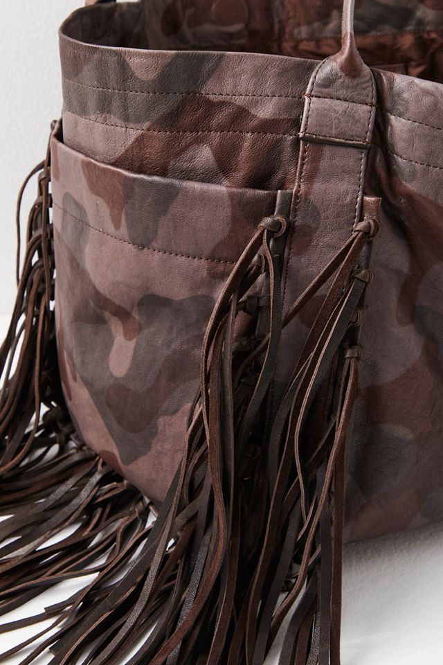 Camuffare Fringe Tote #3