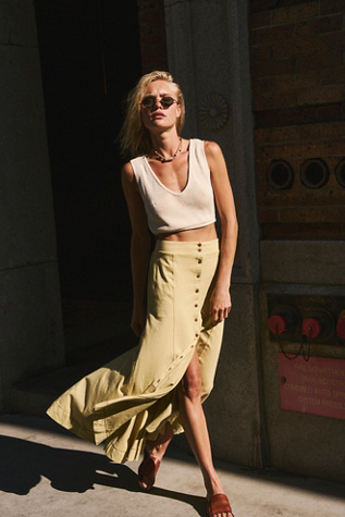 Jackie Midi Skirt | Free People