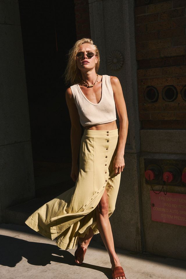 Free people midi skirt hotsell