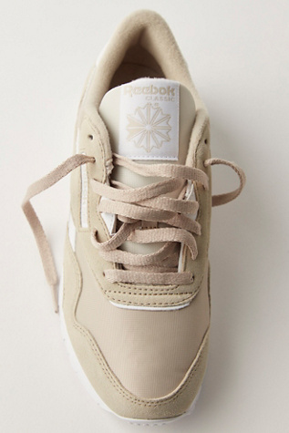 Reebok Classic Nylon Foundation Trainers Shoe At Free People In Classic Beige, Size: US 7.5