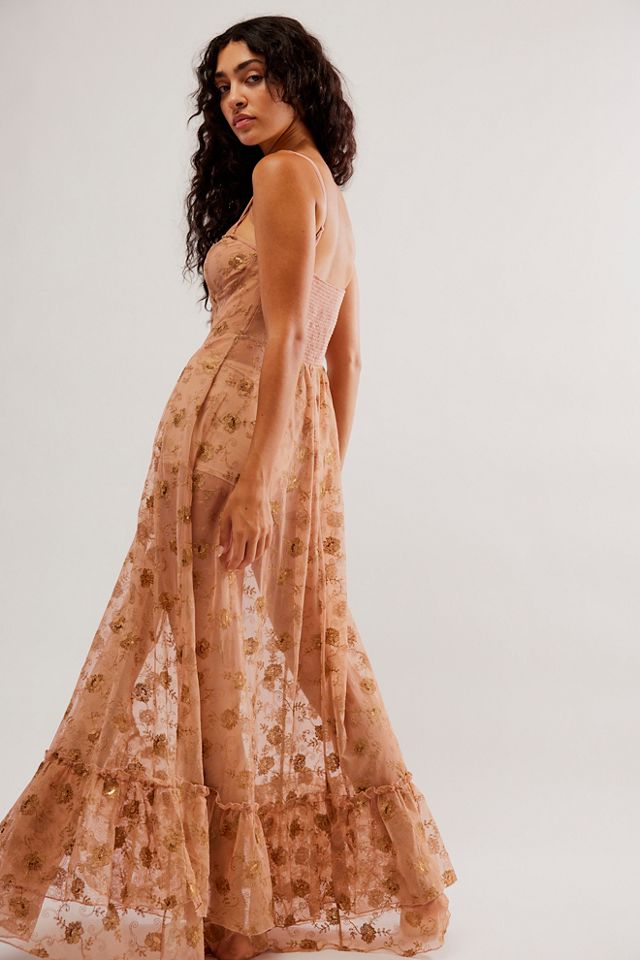 Robe longue ornementée Want To Know You #1
