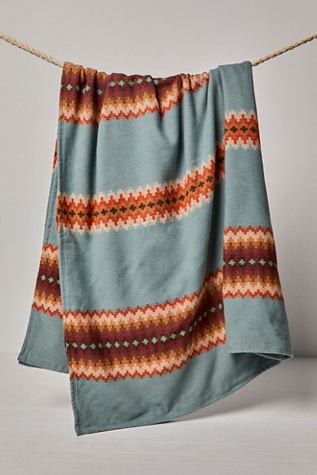 Pendleton Luna Mesa Blanket at Free People in Luna Mesa Shale