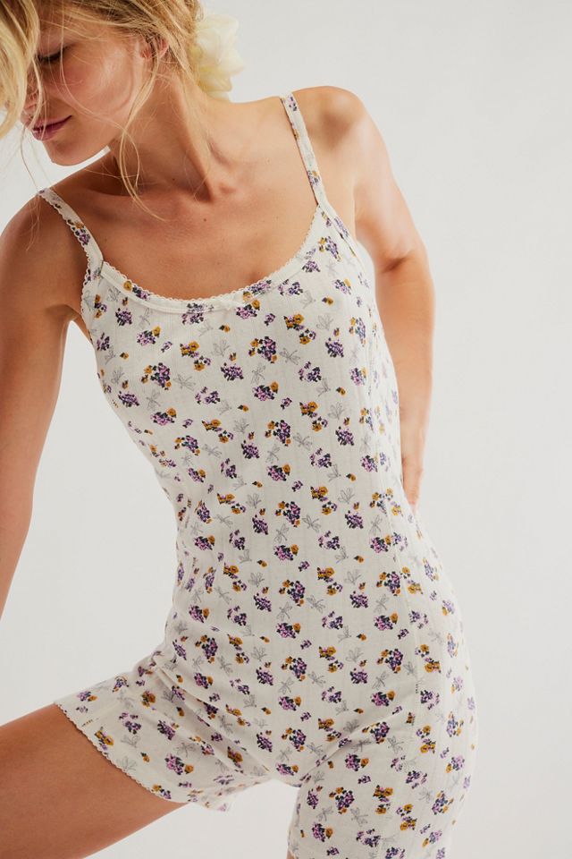Coffee Chat Bike Short Romper #3