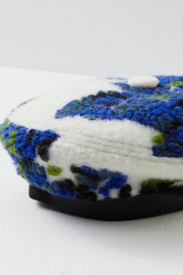 Béret en laine à motifs floraux Kangol #1