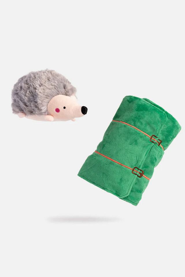 Silver Paw Sleeping Porcupine Dog Toy #1