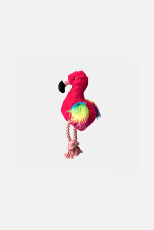 Silver Paw Flamingo Dog Toy at Free People in Pink