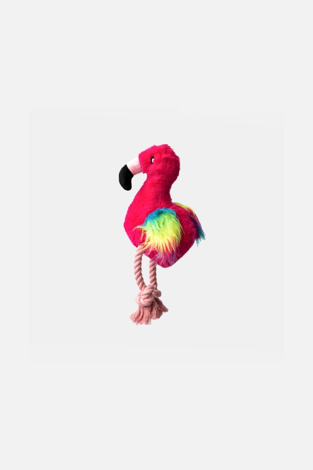 Dog hot sale toy flamingo