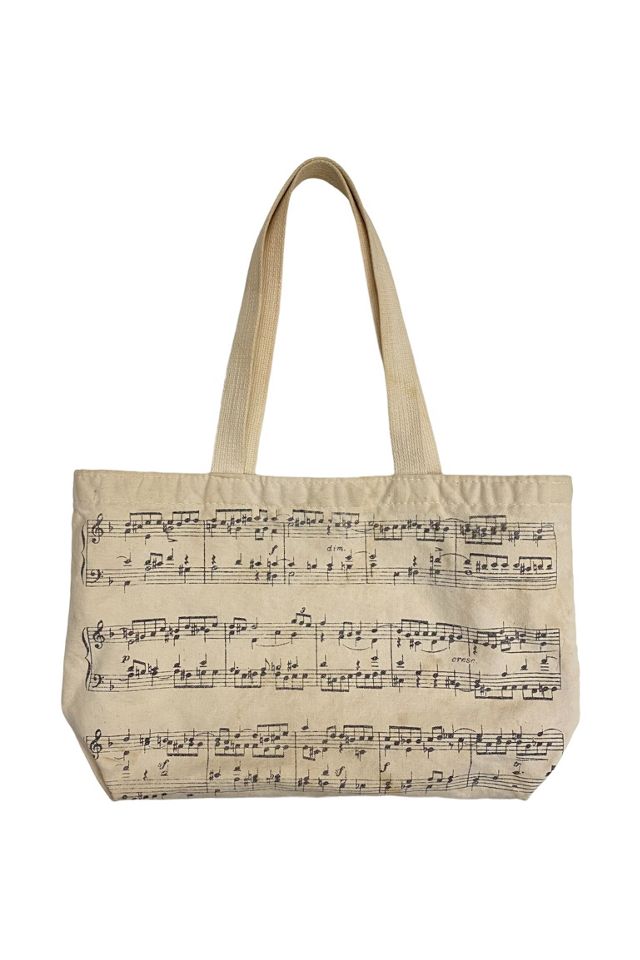 1970s Vintage Musical Note Tote Bag Selected by BusyLady Baca & The Goods
