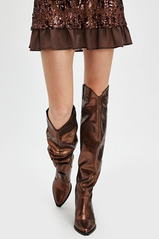 Triple Crown Over-The-Knee Slouch Boots | Free People