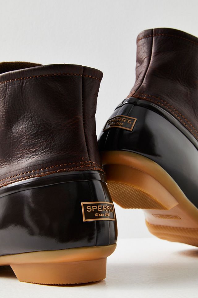 Sperry duck hot sale boots zipper