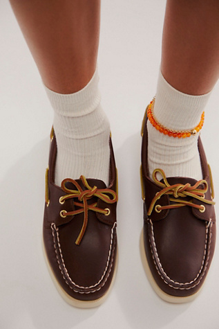 Женские туфли Sperry 2-Eye Boat, цвет: Коричневый — фото 4