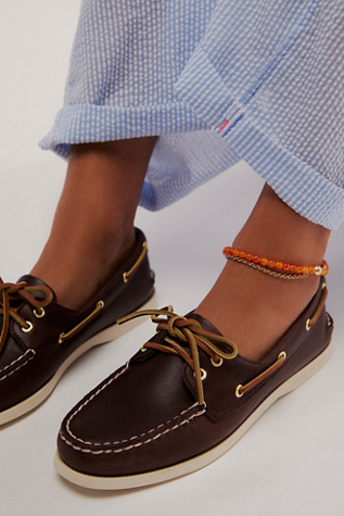 Женские туфли Sperry 2-Eye Boat, цвет: Коричневый — фото 2