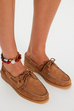 Sperry 2-Eye Boat Shoes at Free People in Tan, Size: US 6.5