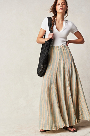 CP Shades Lily Linen Maxi Skirt | Free People