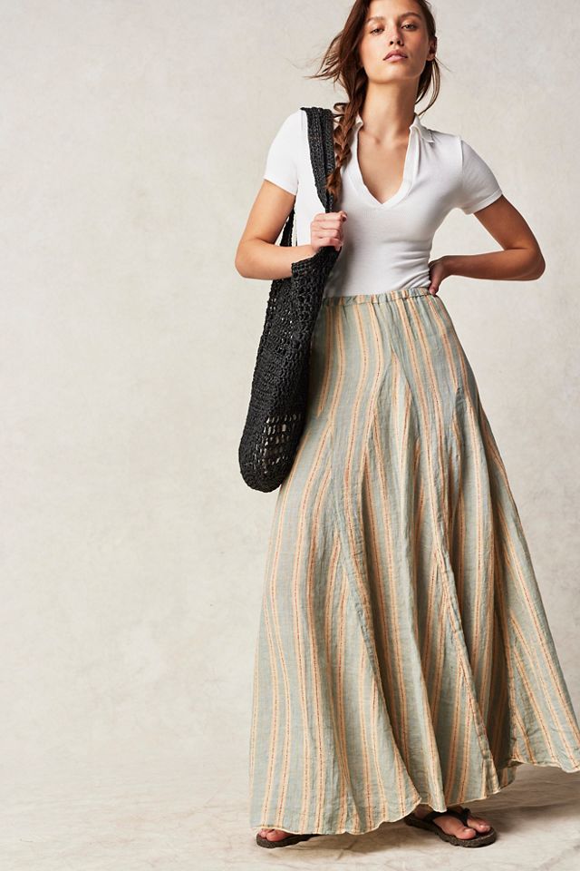 Ud over klasselærer Sidst CP Shades Lily Linen Maxi Skirt | Free People