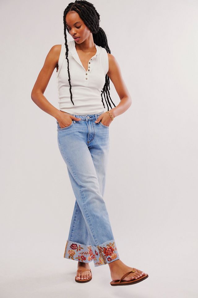 NEW Free outlet People x Driftwood Charlie Wide-Leg Jeans