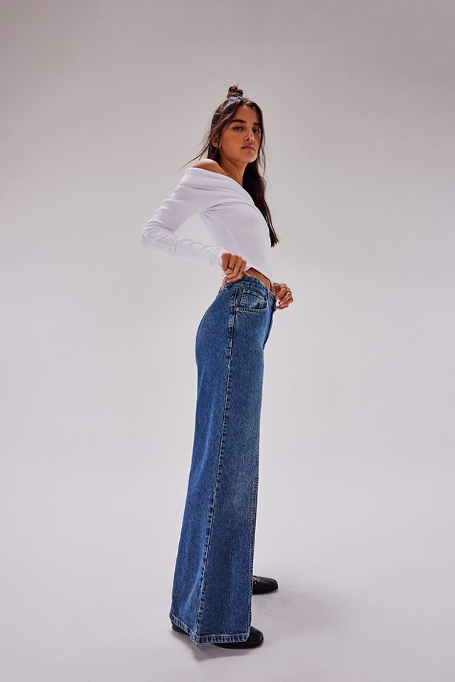 Free People ★ We The Free Finish Line Wide-Leg Jeans FREE PEOPLE We The Free - Finish Line Wide-Leg Jeans | endource