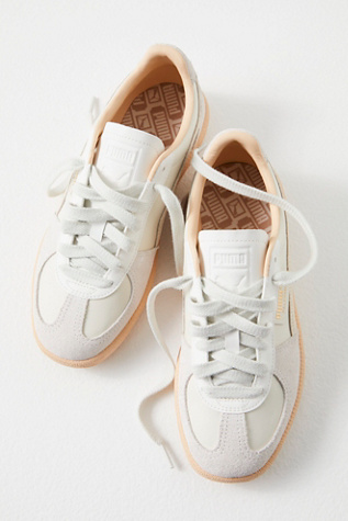 Puma Palermo Trainers Shoe at Free People in Warm White/Alpine Snow, Size: US 10