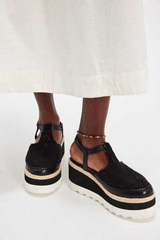 Morning In Mykonos Espadrilles Shoe By FP Collection At Free People In Black, Size: US 9