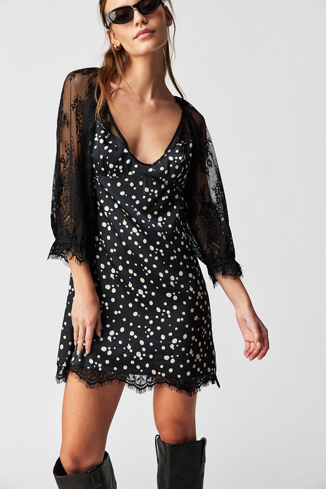 Free people opposites attract mini dress hotsell