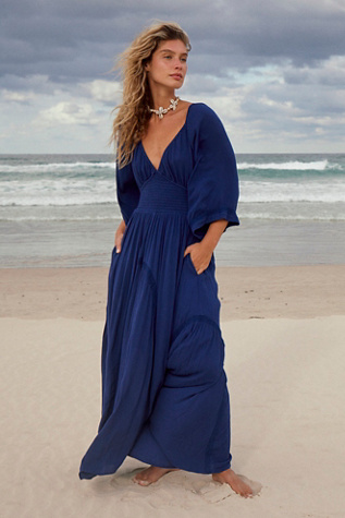 Blue Maxi Dresses Free People UK