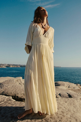 Dixie Maxi By free-est At Free People In Sweetish Lemon, Size: Medium