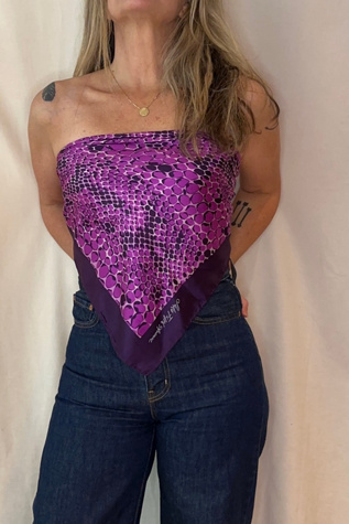 Vintage Silk Saks Fifth Avenue Scarf Selected by KA.TL.AK product page